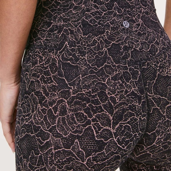 Lululemon align full length 28” lacescape spanish rose - Picture 3 of 6